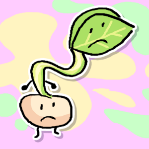 Full-color drawing of Bean Sprout