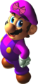 Render of Girl Mario from the scrapped Super Girl Mario 64.
