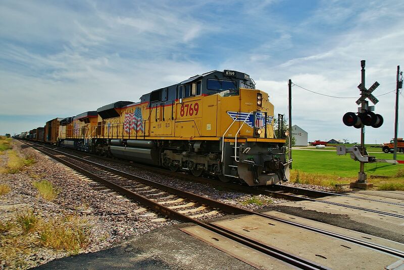 File:Train at a country crossing.jpg