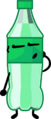 bottle of green water (not sprite); Alex B.