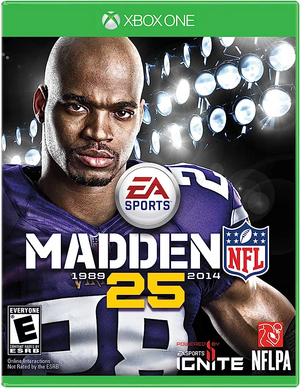 Madden 25 (2014) box art.