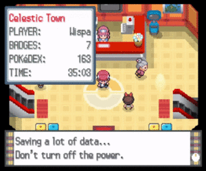 Pokemon Platinum Saving.gif