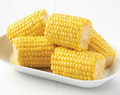 A plate of Corny, the most abundant solid food.