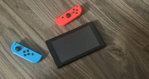 switch 1 but it broke and the controllers are on the floor