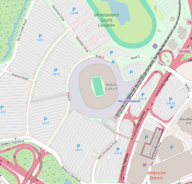 Map of MetLife Stadium