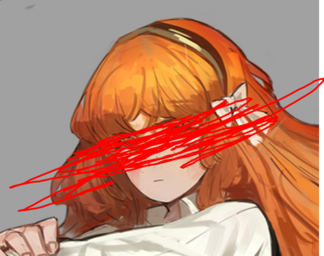 An image of Ishmael with her eyes censored. Notably, this was the first image posted to the official Limbus Company account, on 6/25/21.[1]