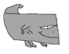 A specimen of the Humpback Whalemen, known for their vast intelligence and water sprouting abilities.